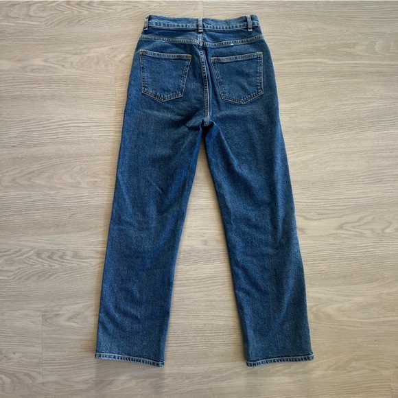 & Other Stories High Waist Tapered Leg Jeans 100% Cotton Sz 27 Stockholm Atelier - Picture 9 of 11